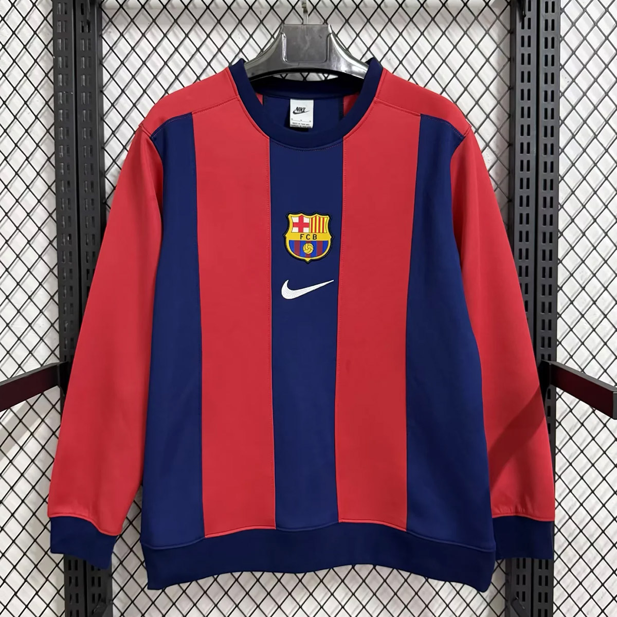 25 26 Barcelon Red Blue Sweatshirt 1